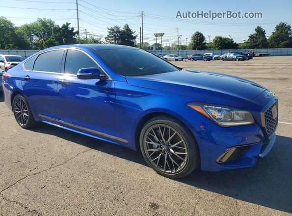 KMTFN4JE9LU329548 2020 GENESIS G80 Blue Front right