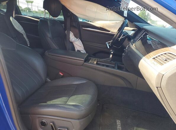 KMTFN4JE9LU329548 2020 GENESIS G80 Blue Front interior view