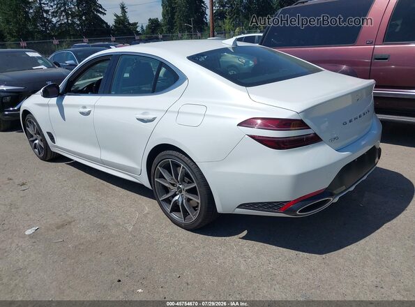 KMTG14SC2TU167646 2026 GENESIS G70 White უკანა მარცხენა