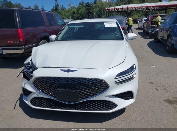KMTG14SC2TU167646 2026 GENESIS G70 White ხელსაწყოთა პანელის ხედი