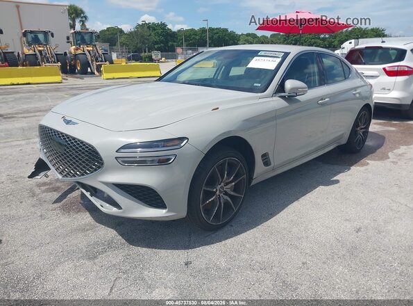 KMTG14SC9TU167224 2026 GENESIS G70 Gray წინა მარცხენა ხედი სამი მეოთხედიდან