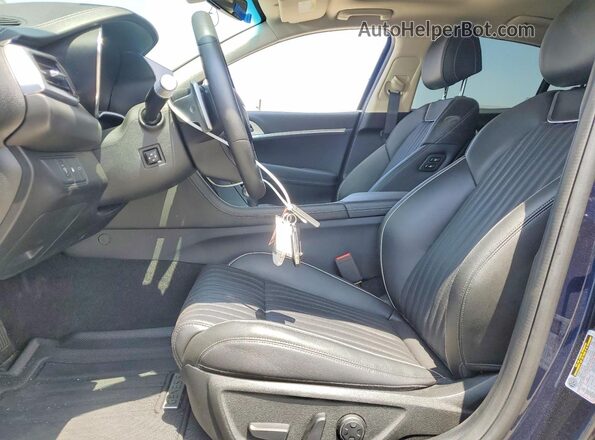 KMTG24SC2TU162993 2026 GENESIS G70 Blue Widok wnętrza z przodu