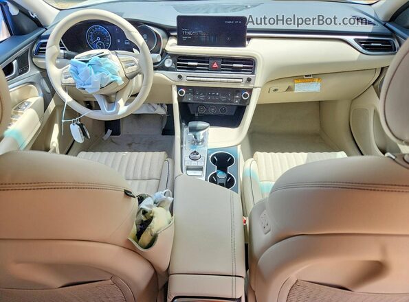 KMTG24SC7TU165629 2026 GENESIS G70 White Dashboard view