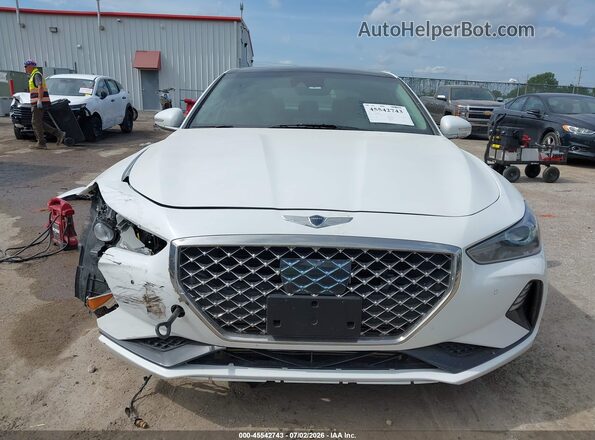 KMTG34LA0LU060246 2020 GENESIS G70 White Widok wnętrza z tyłu