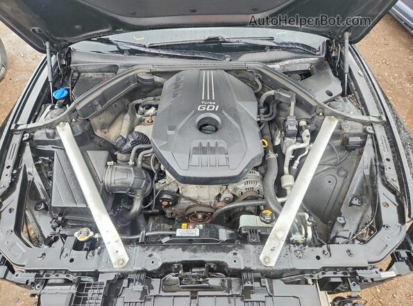 KMTG34LA1KU035239 2019 GENESIS G70 Black უკანა სალონის ხედი