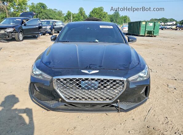 KMTG34LA2MU070729 2021 GENESIS G70 Black Front view