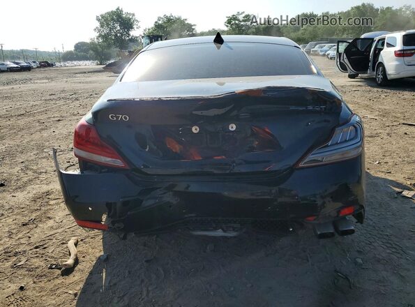 KMTG34LA2MU070729 2021 GENESIS G70 Black Rear view