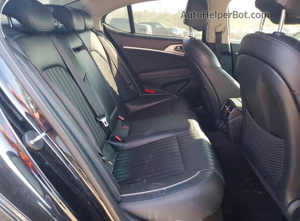 KMTG34LA2MU070729 2021 GENESIS G70 Black Rear seats view