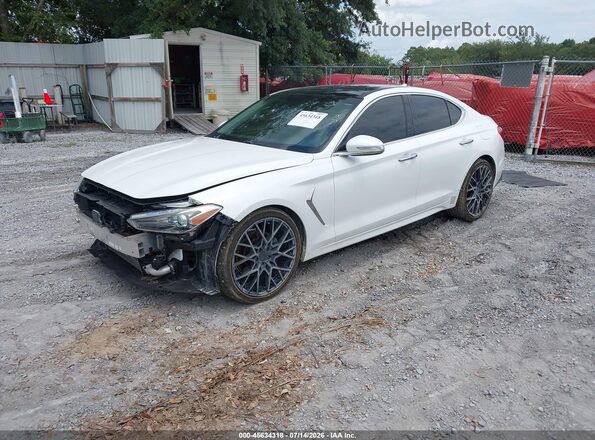 KMTG34LA8LU051147 2020 GENESIS G70 White Передня ліва чверть
