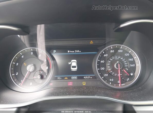 KMTG34LA8LU051147 2020 GENESIS G70 White Вид задніх сидінь