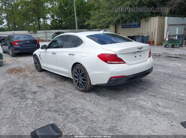 KMTG34LA8LU051147 2020 GENESIS G70 White Задня ліва чверть
