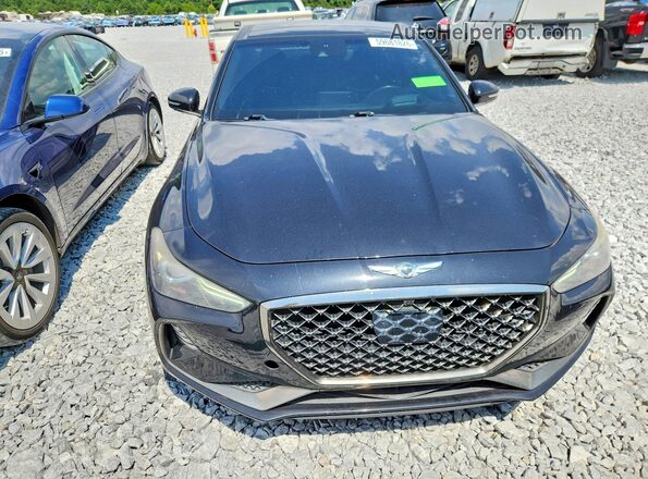 KMTG34LE0KU031038 2019 GENESIS G70 Черный Вид спереди