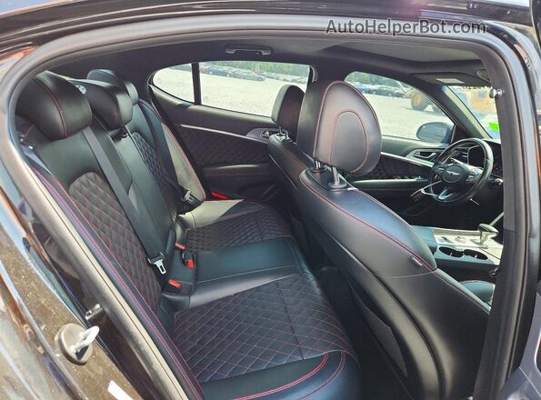 KMTG34LE0KU031038 2019 GENESIS G70 Черный Вид задних сидений