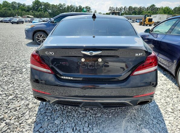 KMTG34LE0KU031038 2019 GENESIS G70 Черный Вид сзади