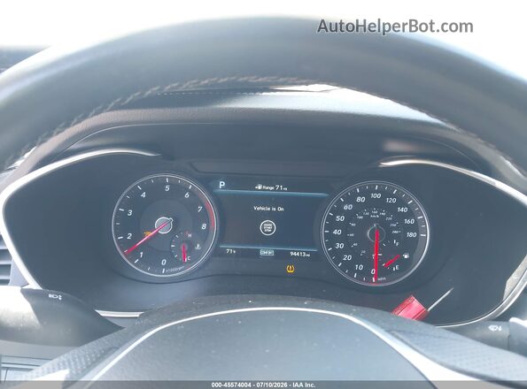 KMTG34LE0KU034716 2019 GENESIS G70 Gray უკანა სავარძლების ხედი
