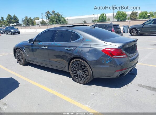 KMTG34LE0KU034716 2019 GENESIS G70 Gray უკანა მარცხენა