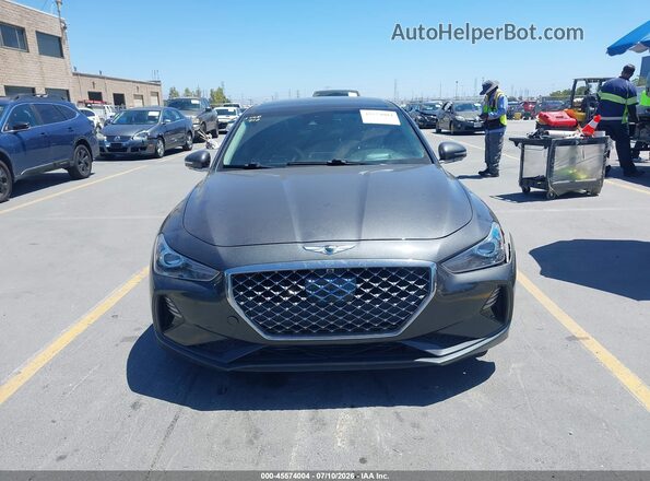 KMTG34LE0KU034716 2019 GENESIS G70 Gray ხელსაწყოთა პანელის ხედი