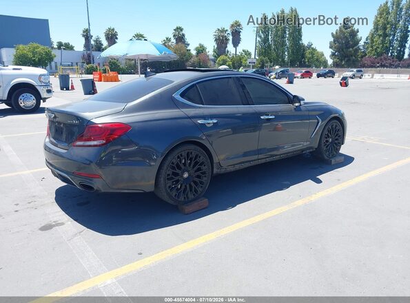 KMTG34LE0KU034716 2019 GENESIS G70 Gray უკანა მარჯვენა