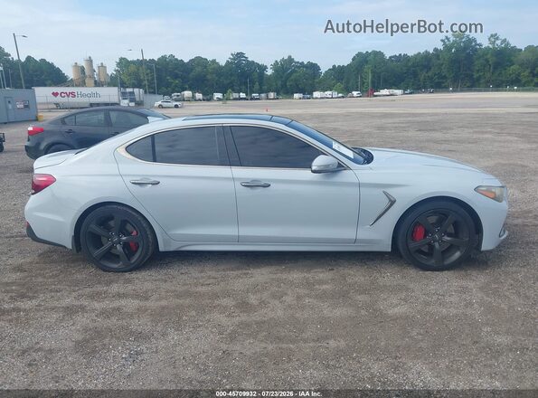 KMTG34LE1KU022171 2019 GENESIS G70 Gray უკანა სალონის ხედი