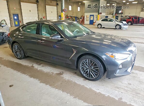 KMTG34LE1KU023871 2019 GENESIS G70 Gray Передня права чверть