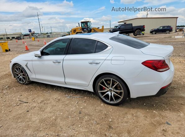 KMTG34LE1KU034532 2019 GENESIS G70 White უკანა მარცხენა