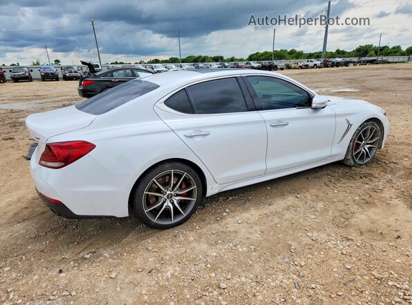 KMTG34LE1KU034532 2019 GENESIS G70 White უკანა მარჯვენა