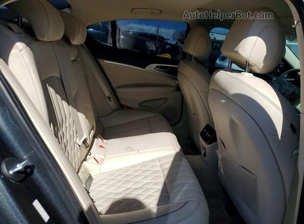KMTG34LE6KU015510 2019 GENESIS G70 Charcoal Rear seats view