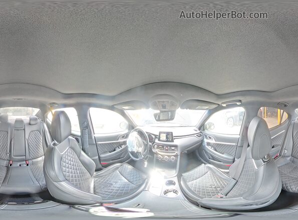 KMTG34LE6KU031366 2019 GENESIS G70 Charcoal VIN კოდის სტიკერის ხედი