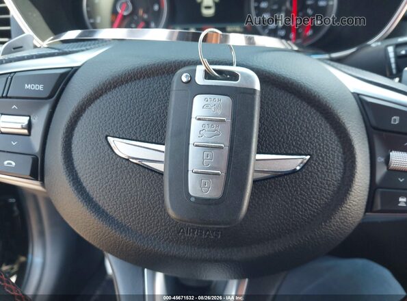 KMTG34LE9KU027585 2019 GENESIS G70 Черный Вид панели приборов