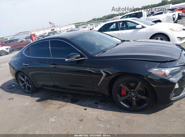 KMTG34LE9KU027585 2019 GENESIS G70 Черный Вид задней части салона