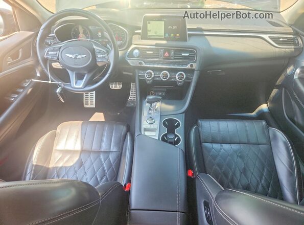 KMTG34LE9LU056666 2020 GENESIS G70 Угольный Вид панели приборов