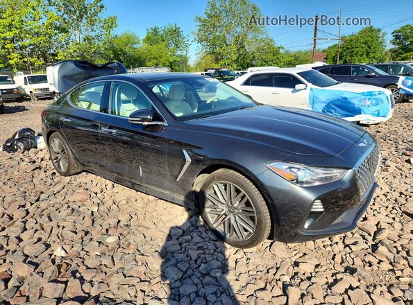 KMTG34LEXKU020127 2019 GENESIS G70 Green Передня права чверть