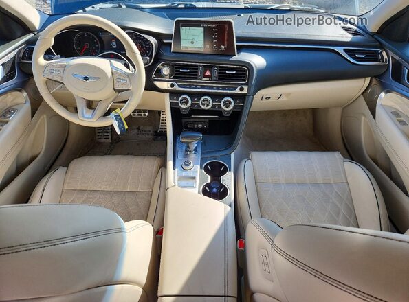 KMTG34LEXKU020127 2019 GENESIS G70 Green Вид панелі приладів
