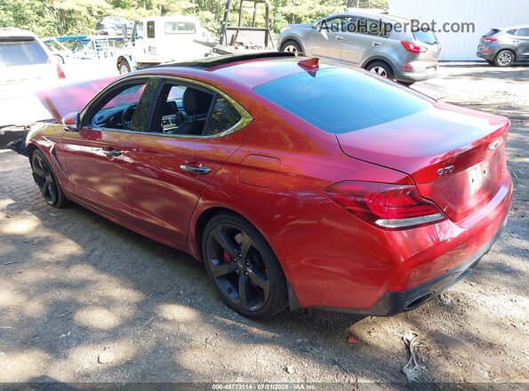 KMTG34LEXKU020516 2019 GENESIS G70 Red უკანა მარცხენა