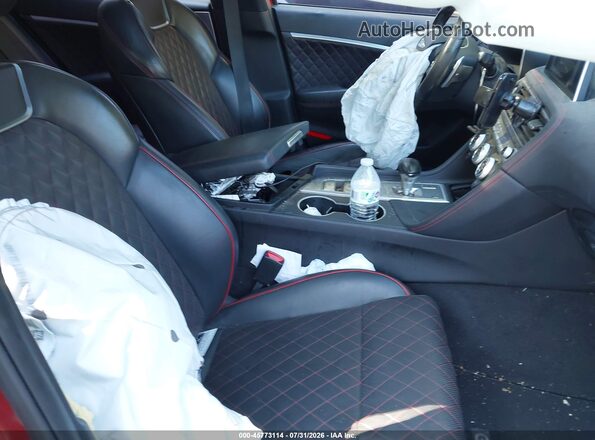KMTG34LEXKU020516 2019 GENESIS G70 Red წინა სალონის ხედი