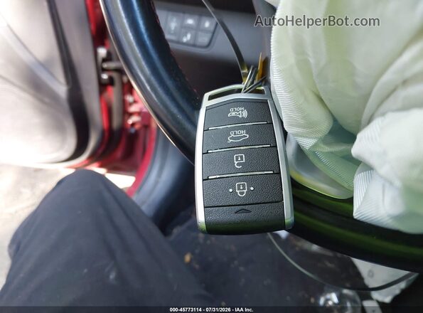 KMTG34LEXKU020516 2019 GENESIS G70 Red წინა პანელის ხედი