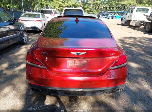 KMTG34LEXKU020516 2019 GENESIS G70 Red 