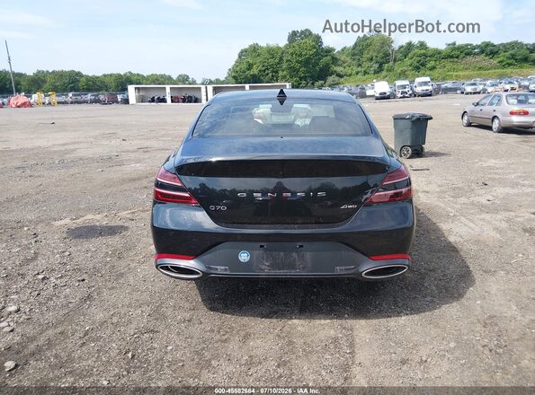 KMTG34SC0SU146643 2025 GENESIS G70 Black 