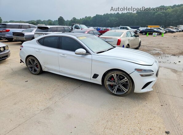 KMTG34SC1RU136374 2024 GENESIS G70 White წინა მარჯვენა