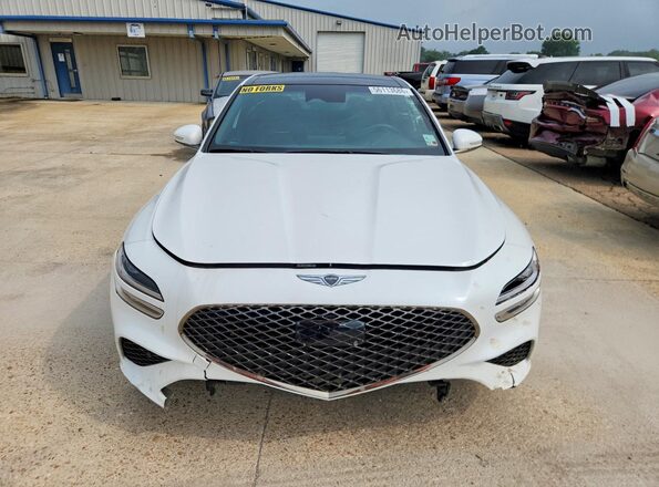 KMTG34SC1RU136374 2024 GENESIS G70 White წინა ხედი