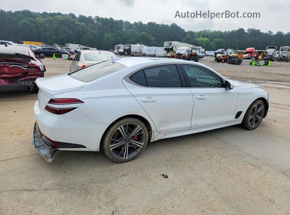KMTG34SC1RU136374 2024 GENESIS G70 White უკანა მარჯვენა