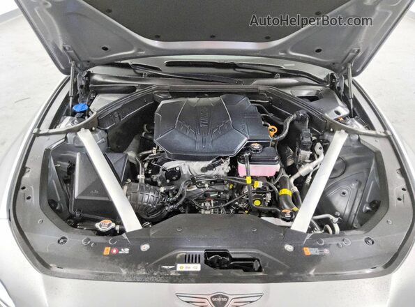 KMTG34SC1SU156422 2025 GENESIS G70 Серебряный Вид задней части салона