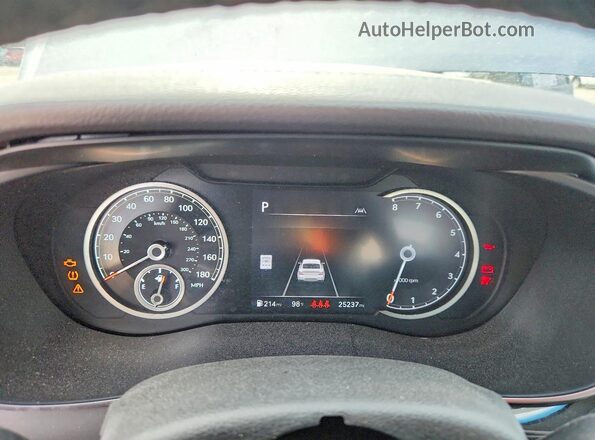 KMTG34SC2SU158910 2025 GENESIS G70 Silver Вид щитка приладів