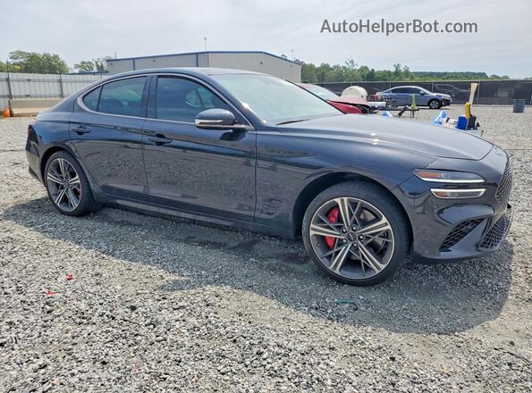 KMTG34SC3RU142306 2024 GENESIS G70 Black Առջևի աջ