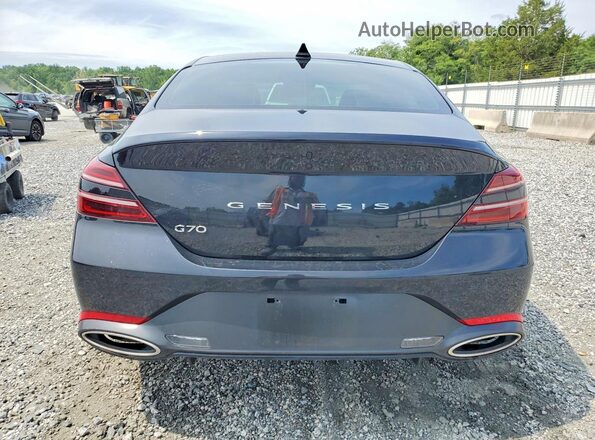KMTG34SC3RU142306 2024 GENESIS G70 Black Հետևի տեսք