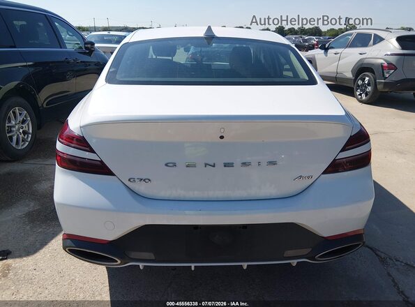 KMTG34SC4SU151215 2025 GENESIS G70 White 
