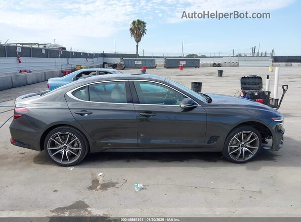 KMTG34SC5RU142811 2024 GENESIS G70 Gray Widok wnętrza z tyłu