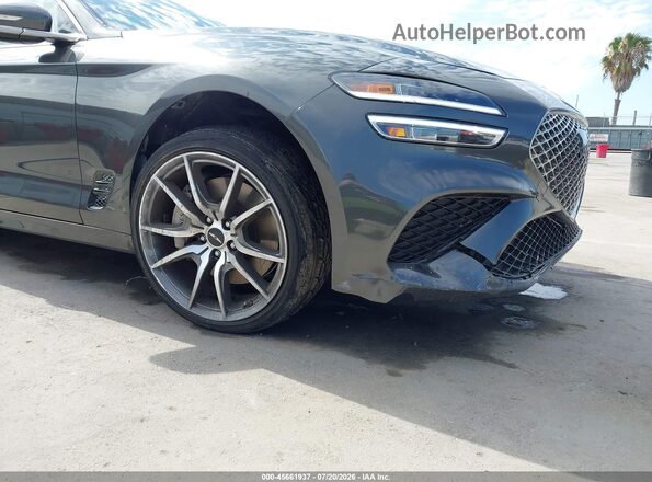 KMTG34SC5RU142811 2024 GENESIS G70 Gray Widok z przodu