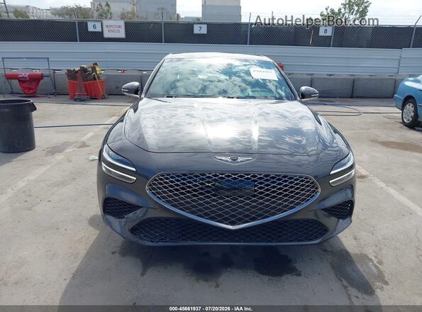 KMTG34SC5RU142811 2024 GENESIS G70 Gray Widok zestawu wskaźników