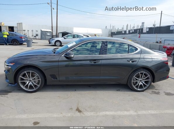 KMTG34SC5RU142811 2024 GENESIS G70 Gray Widok wnętrza 360 stopni